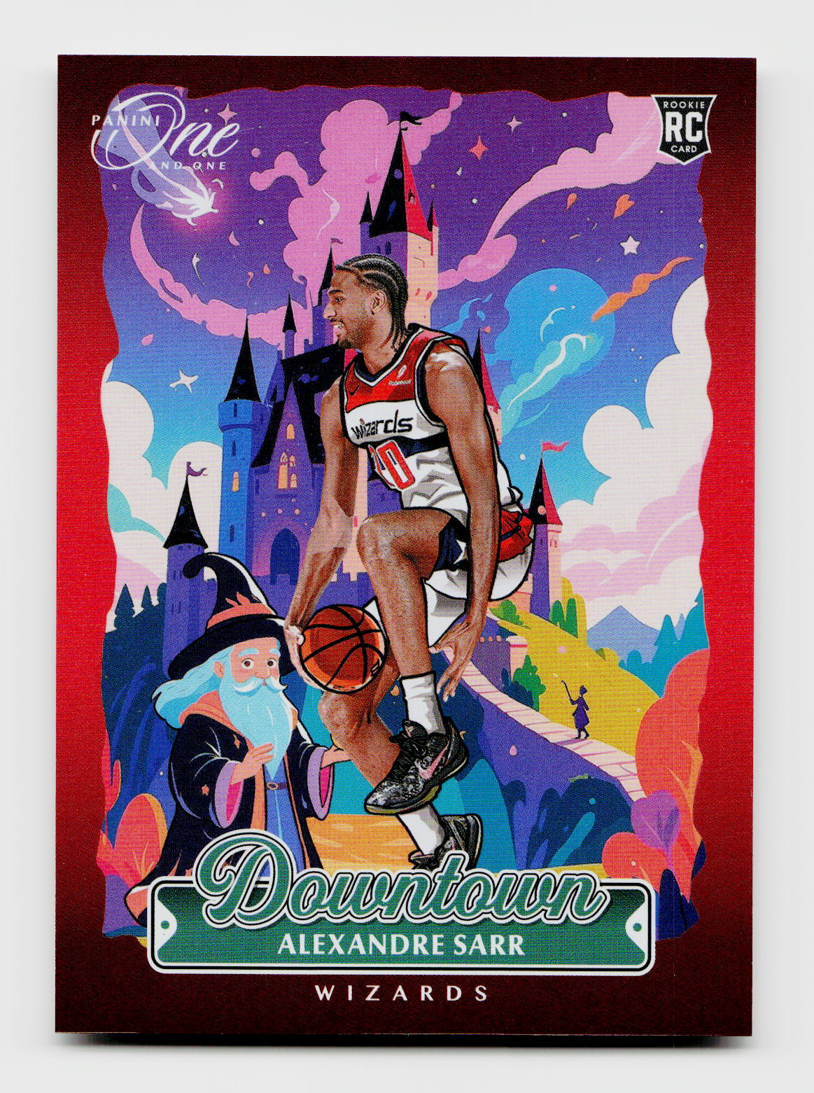 2024-25 One and One Downtown SSP #18 Alexandre Sarr Rookie RC