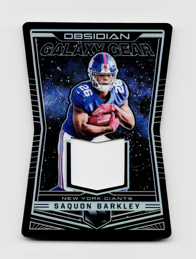 2018 Obsidian Galaxy Gear Saquon Barkley #GG-25 /100