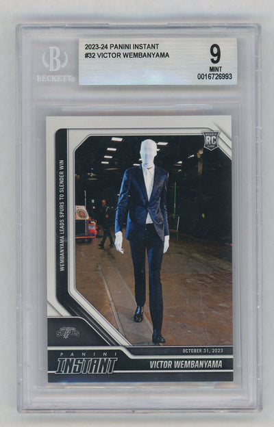 2023-24 Panini Instant Victor Wembanyama #32 RC /15593 BGS 9