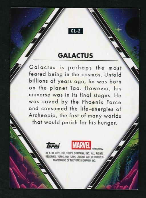 2023 Topps Chrome 6L-2 Galactus Galactic Legends