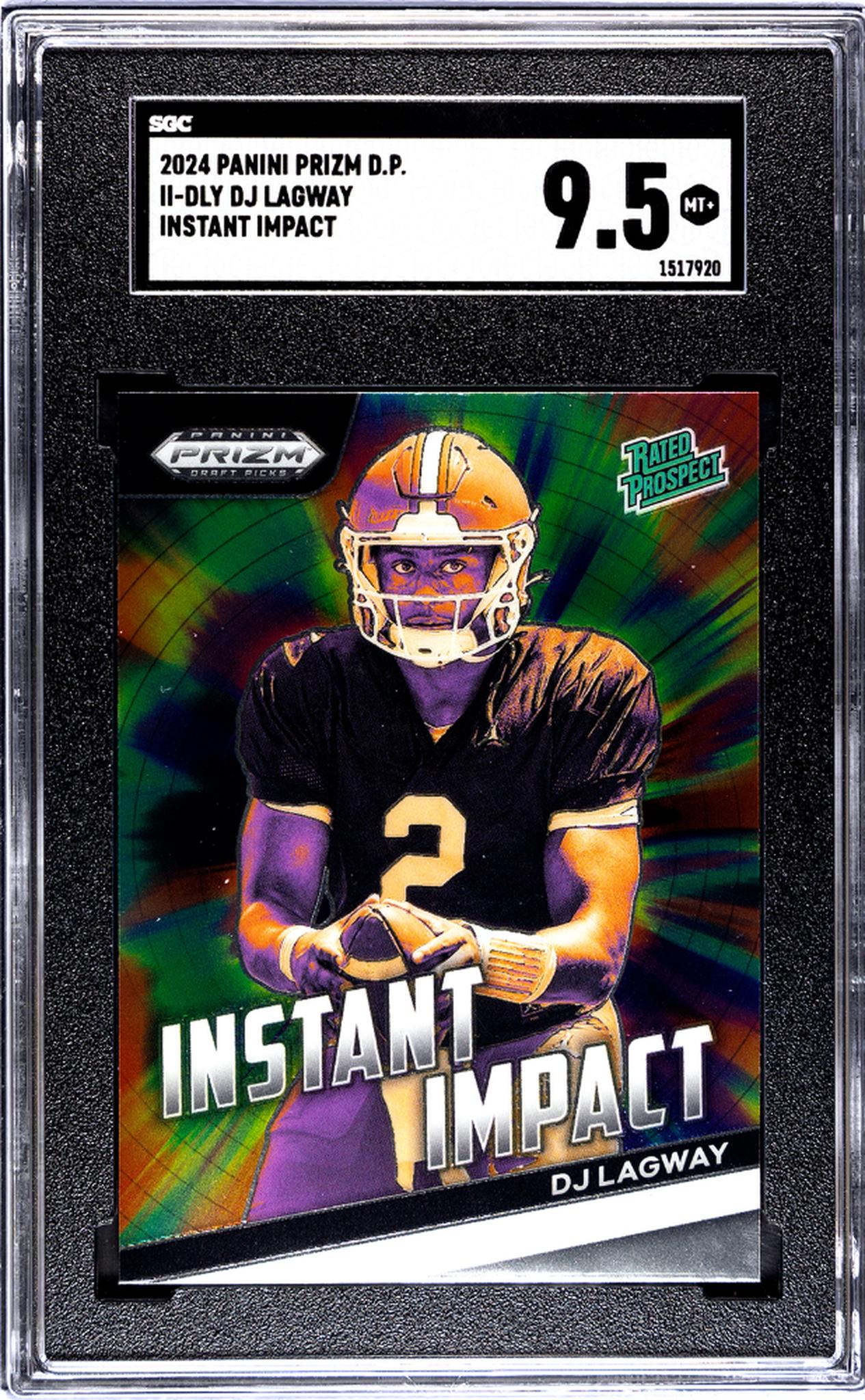 2024 Panini Prizm Draft Picks #II-DLY Dj Lagway Instant Impact SGC 9.5