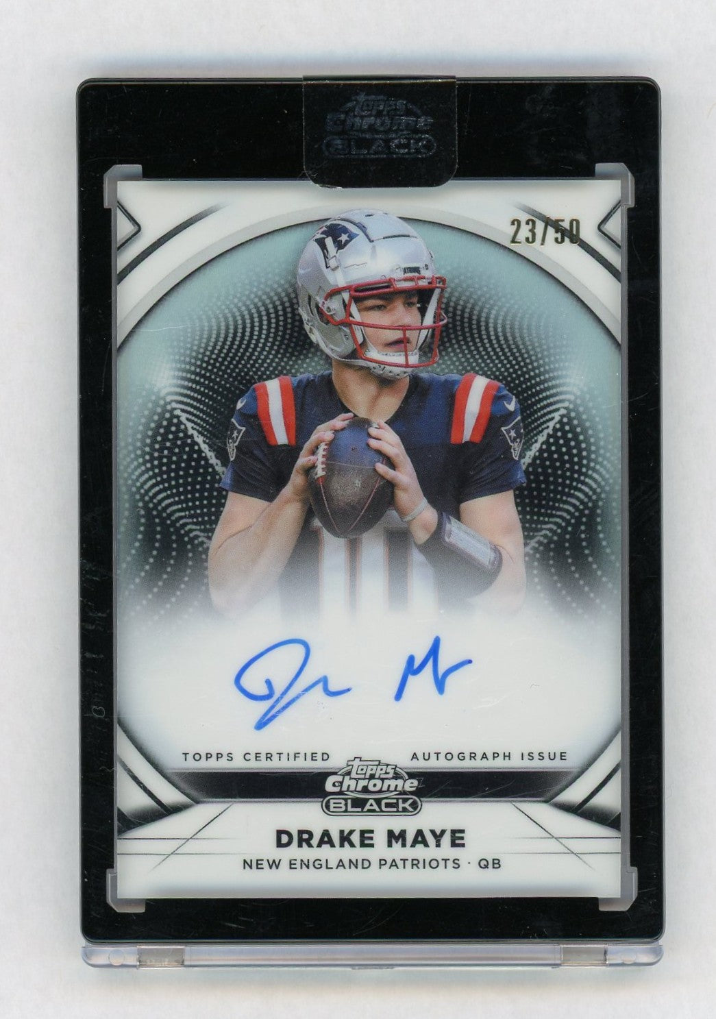 2025 Topps Chrome Black #IA-DM Drake Maye Ivory SSP Auto /50 Sealed