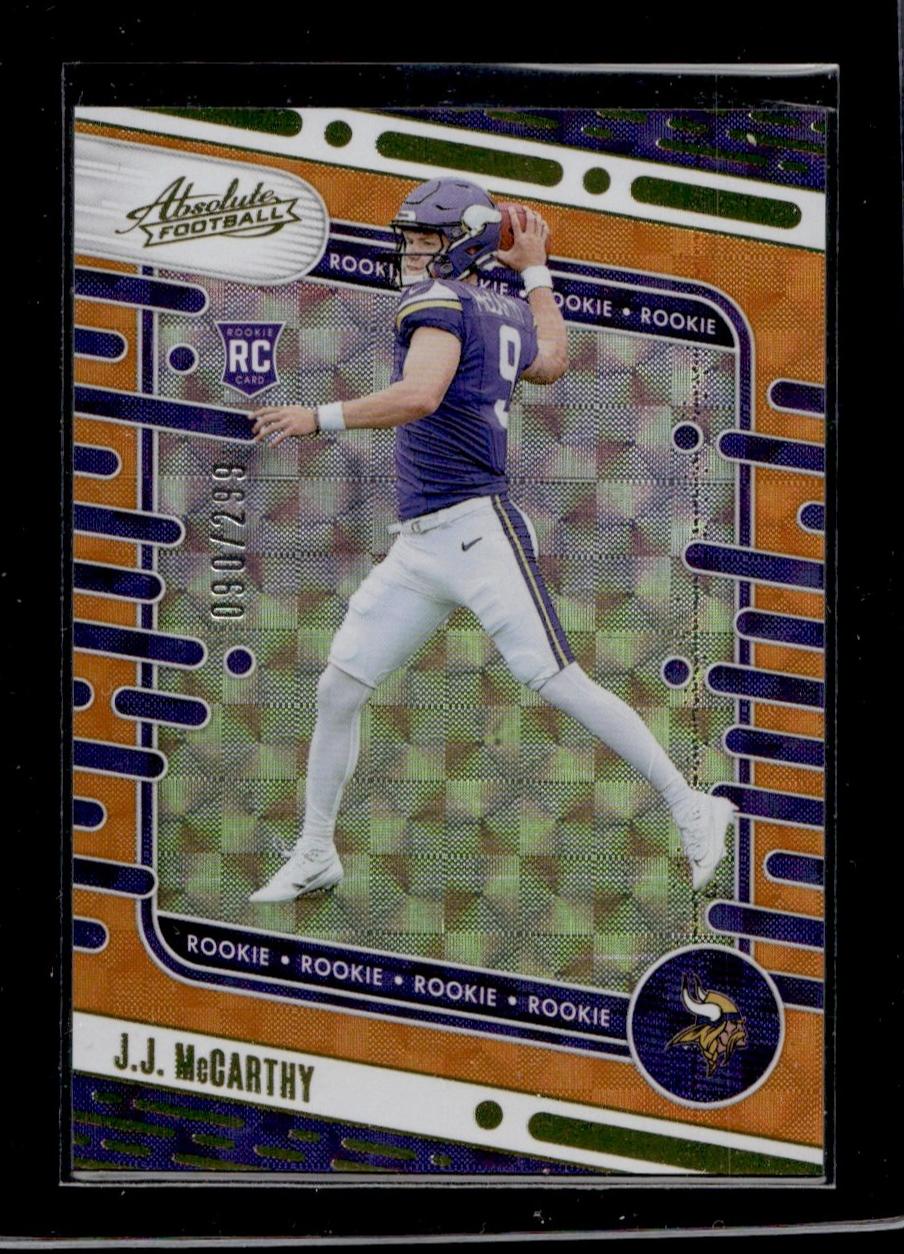 2024 Panini Absolute Green J.J. McCarthy #110 RC /399