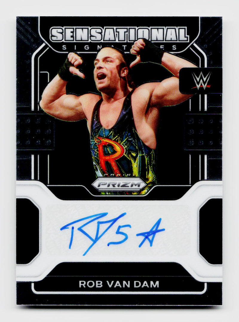 2022 Prizm WWE Sensational Signatures Rob Van Dam #SS-RVD Auto