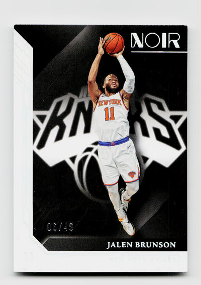 2022-23 Panini Noir Jalen Brunson #53 Association Edition /49