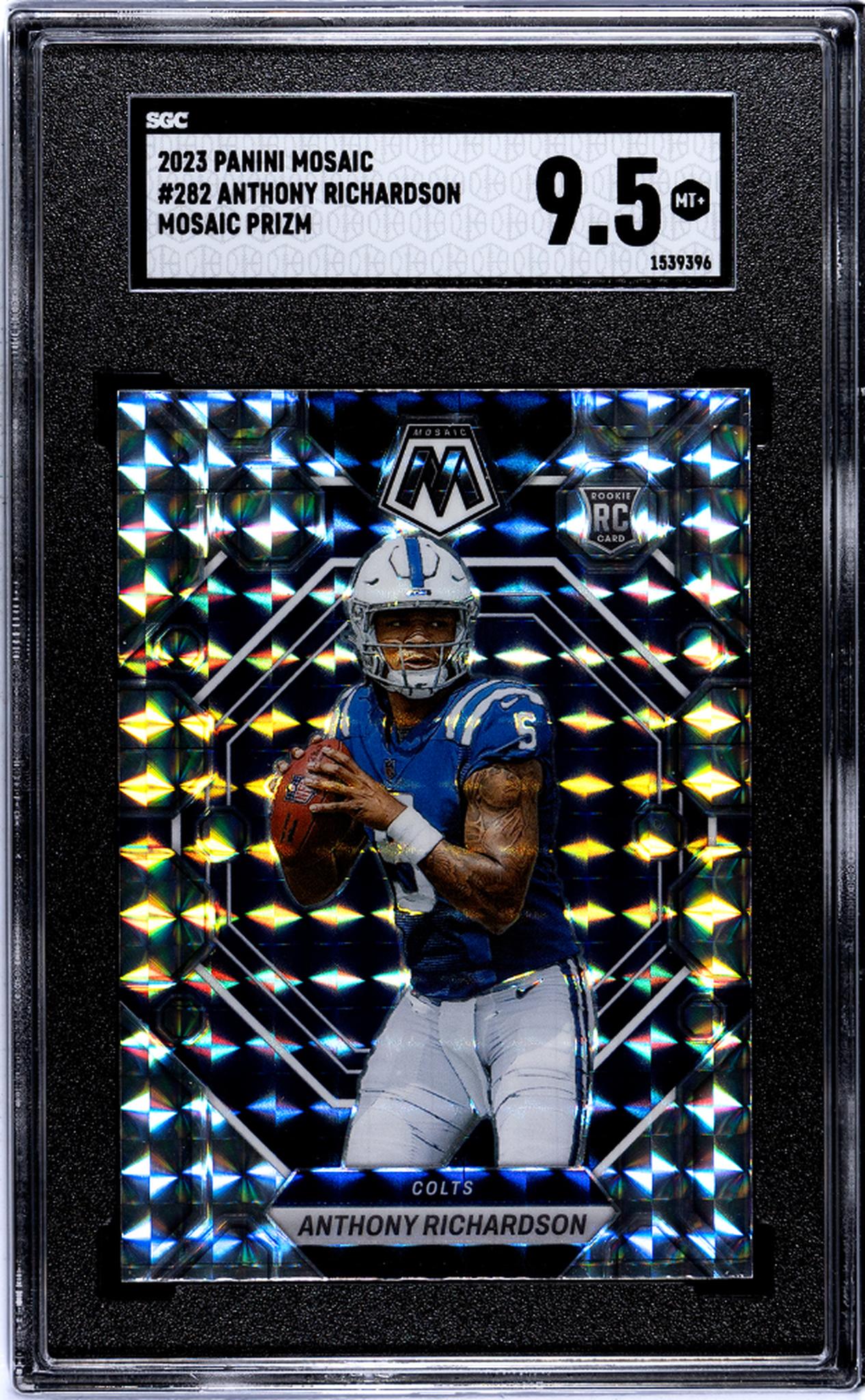 2023 Panini Mosaic #282 Anthony Richardson Mosaic Prizm Rookie SGC 9.5  