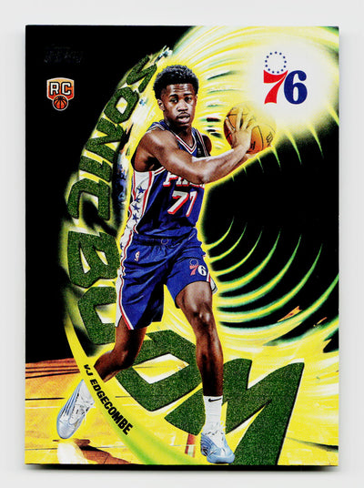 2025 Topps Sonic Boom VJ Edgecombe #SB-20 RC