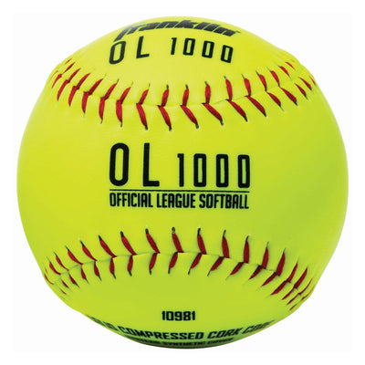Franklin Sports Official League Practice Softballs - Blister Pack