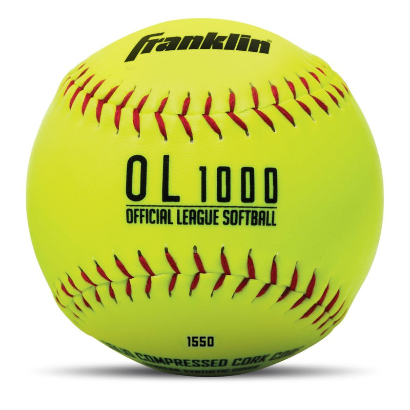 Franklin Sports Official League Practice Softballs - 4 Pack