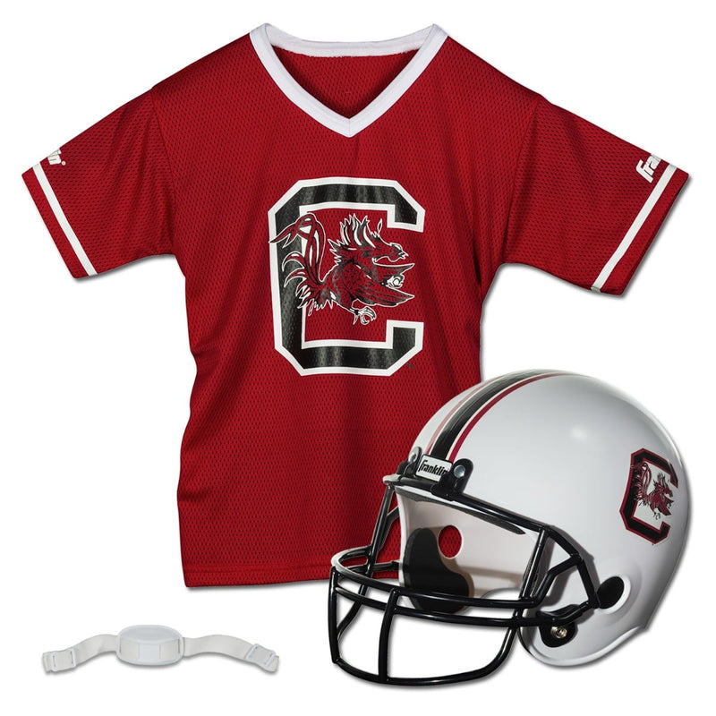 Franklin Sports NCAA South Carolina Gamecocks Football Helmet and Jersey Set