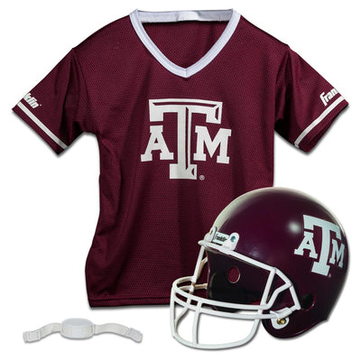 Franklin Sports NCAA Texas A&M Aggies Football Helmet and Jersey Set