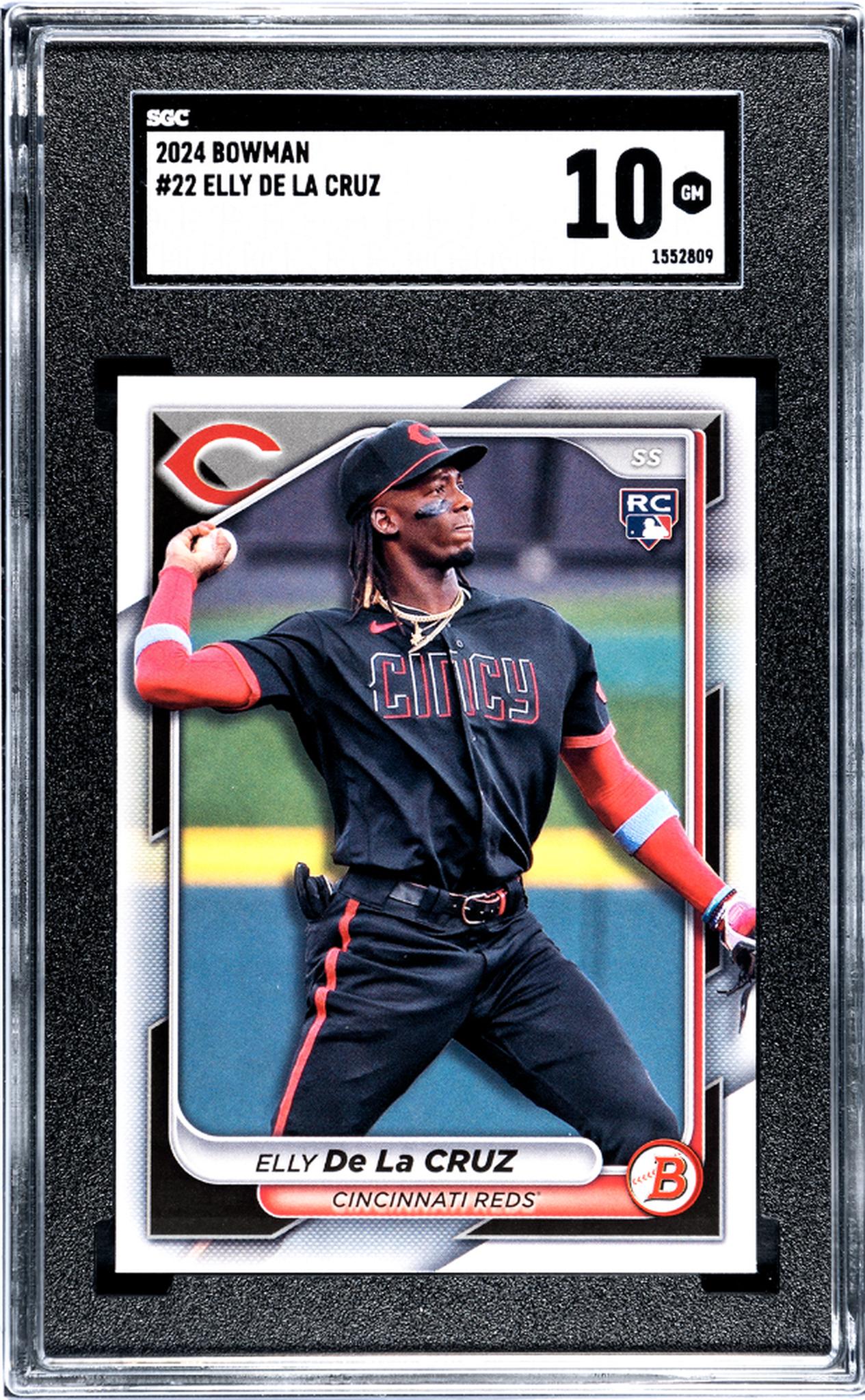 2024 Topps Bowman Elly De La Cruz #22 RC SGC 10