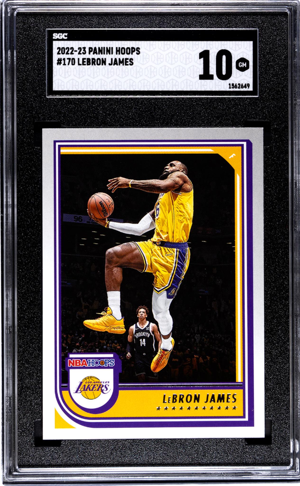 2022-23 Panini Hoops #170 Lebron James SGC 10