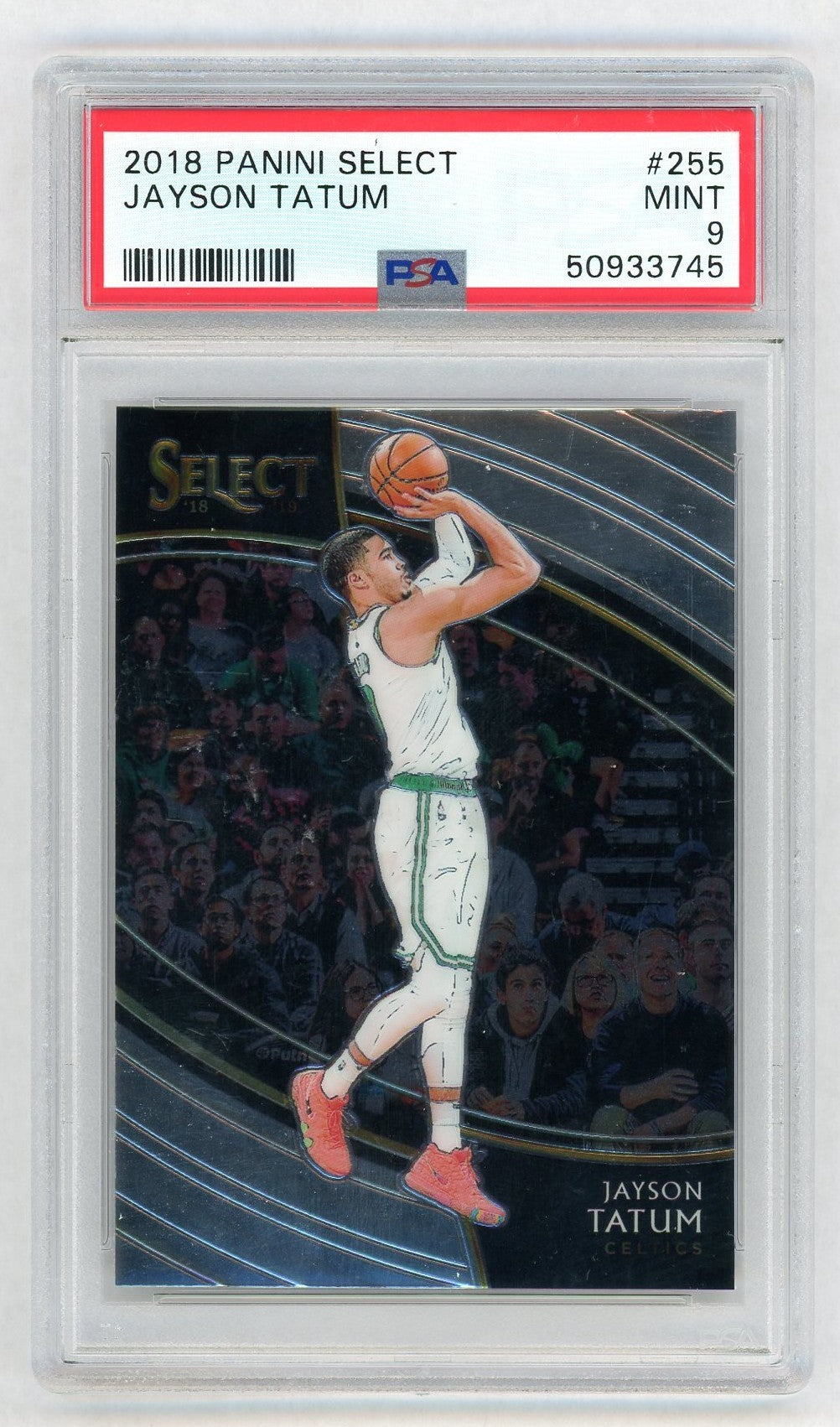 2018 Panini Select Concourse Jayson Tatum #255 PSA 9