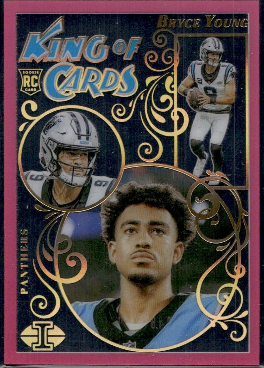 2023 Panini Illusions #16 Bryce Young King of Cards Rookie /399 Panthers