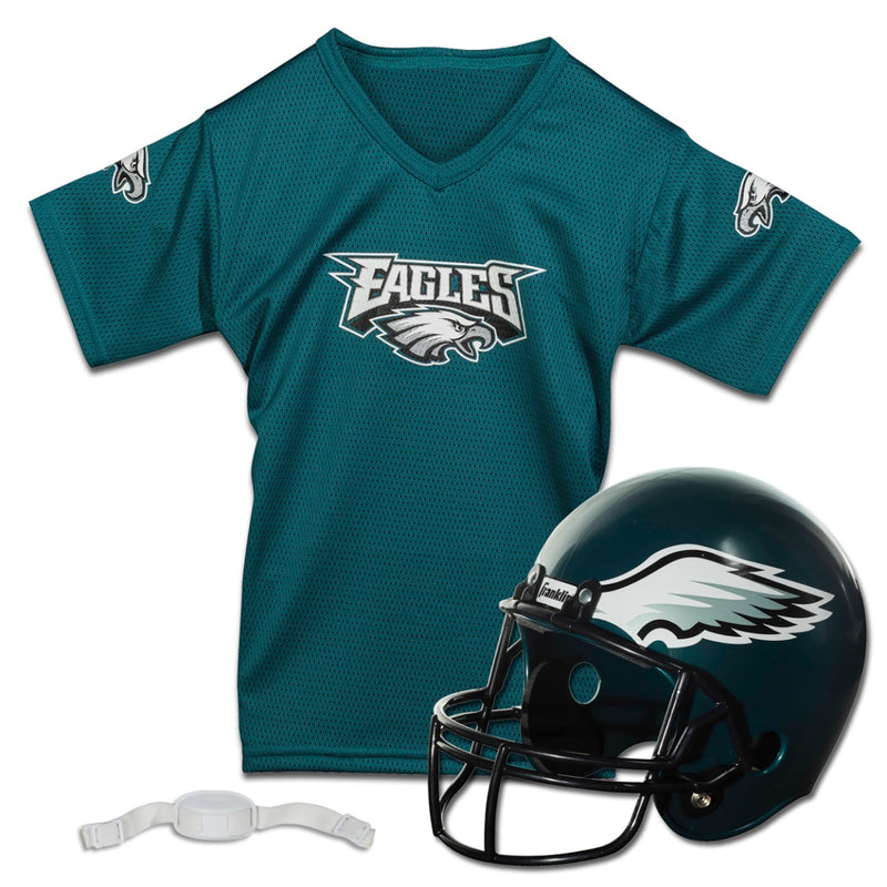Franklin Sports NFL Helmet and Jersey Set - Philadelphia Eagles