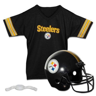 Franklin Sports NFL Helmet and Jersey Set - Pittsburgh Steelers