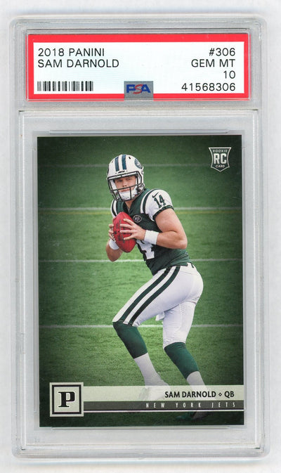 2018 Panini Sam Darnold #306 Rookie PSA 10