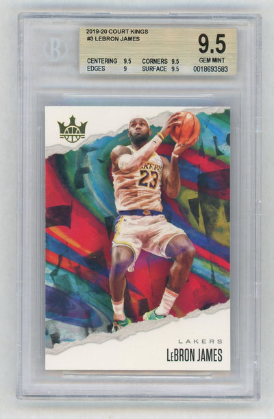 2019-20 Court Kings LeBron James #3 BGS 9.5