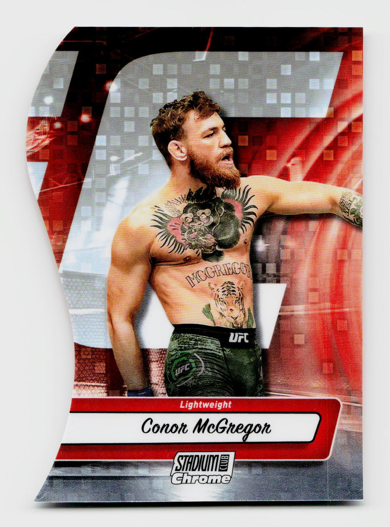 2025 Topps UFC  Stadium Club Connor McGregor Triumvirates Die-Cut #TV-7 SSP