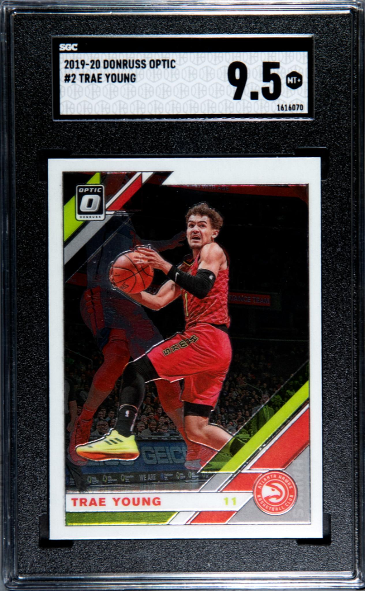 2019 Panini Donruss Optic Trae Young #2 SGC 9.5