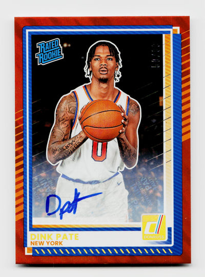 2025 Donruss Dink Pate Rated Rookie Auto #104 /99