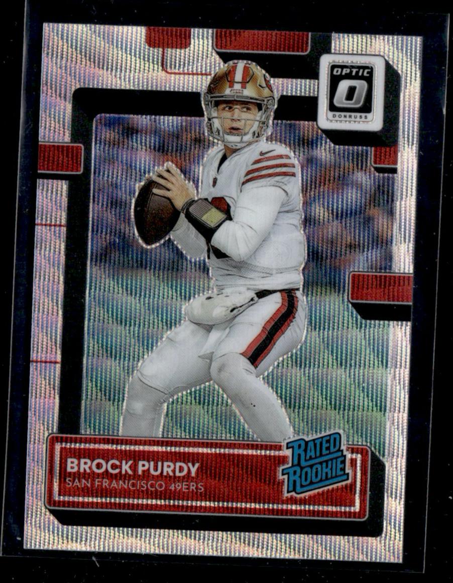 2022 Panini Donruss Optic Prizm Brock Purdy #277 RC /300