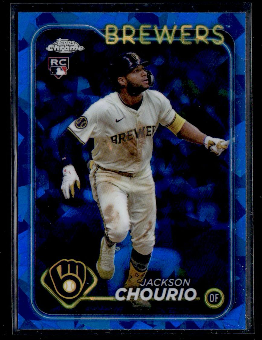 2024 Topps Chrome Sapphire Jackson Chourio #USCS240 RC