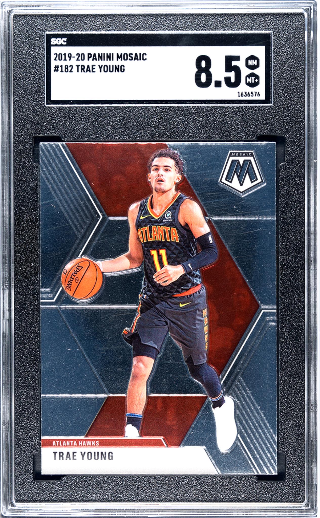 2019 Panini Mosaic Trae Young #182 SGC 8.5