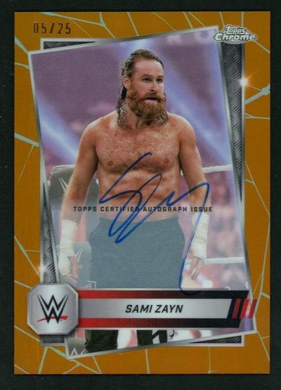 Topps Chrome Sami Zayn #103 Auto /25