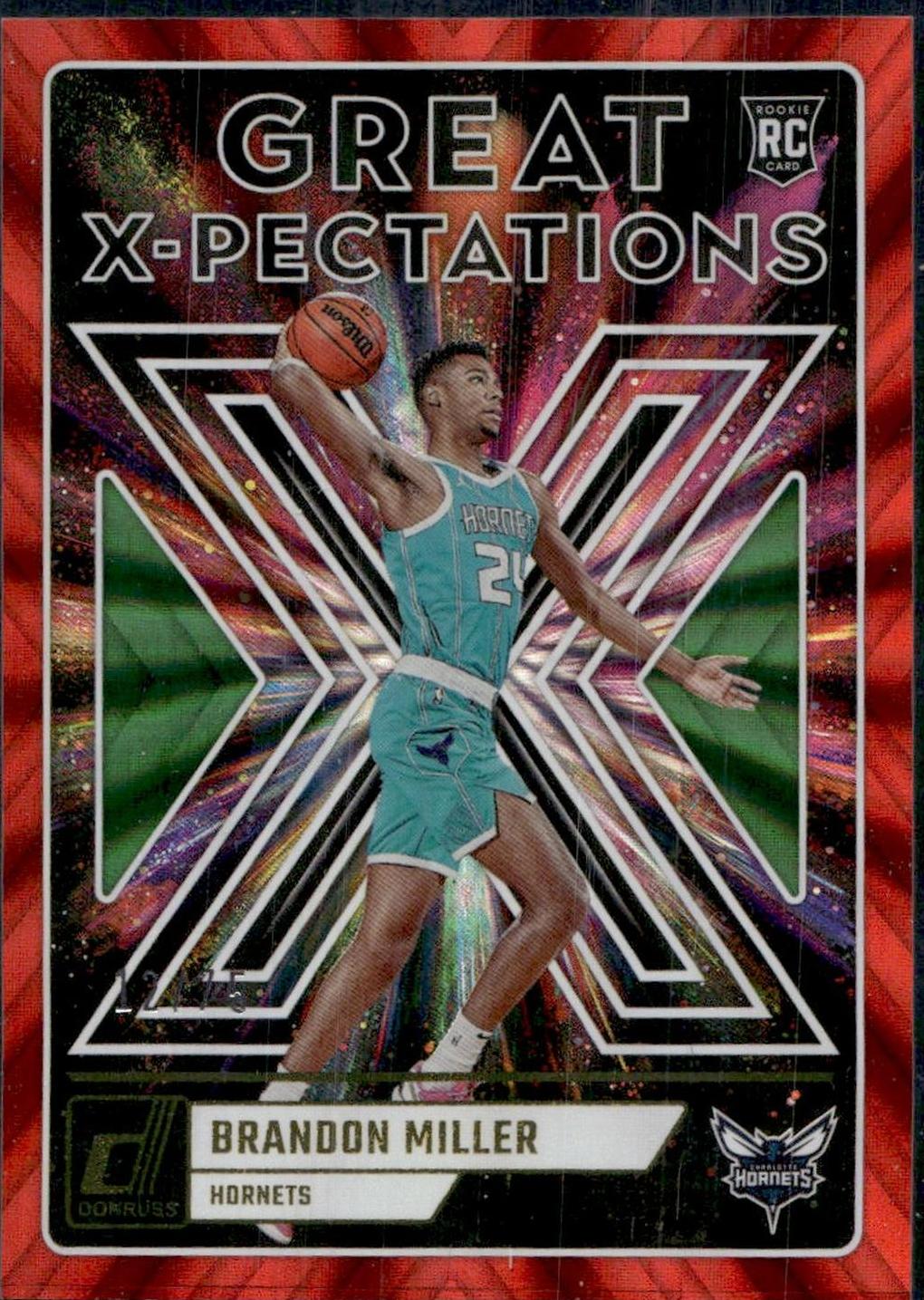 2023 Panini Donruss #2 Brandon Miller Great X-Pectations Rookie