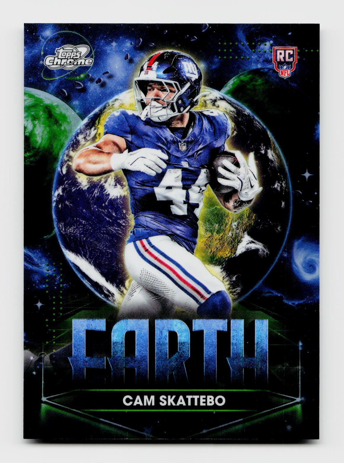 2025 Topps Cosmic Chrome #PPEA-CS Cam Skattebo Earth Rookie RC