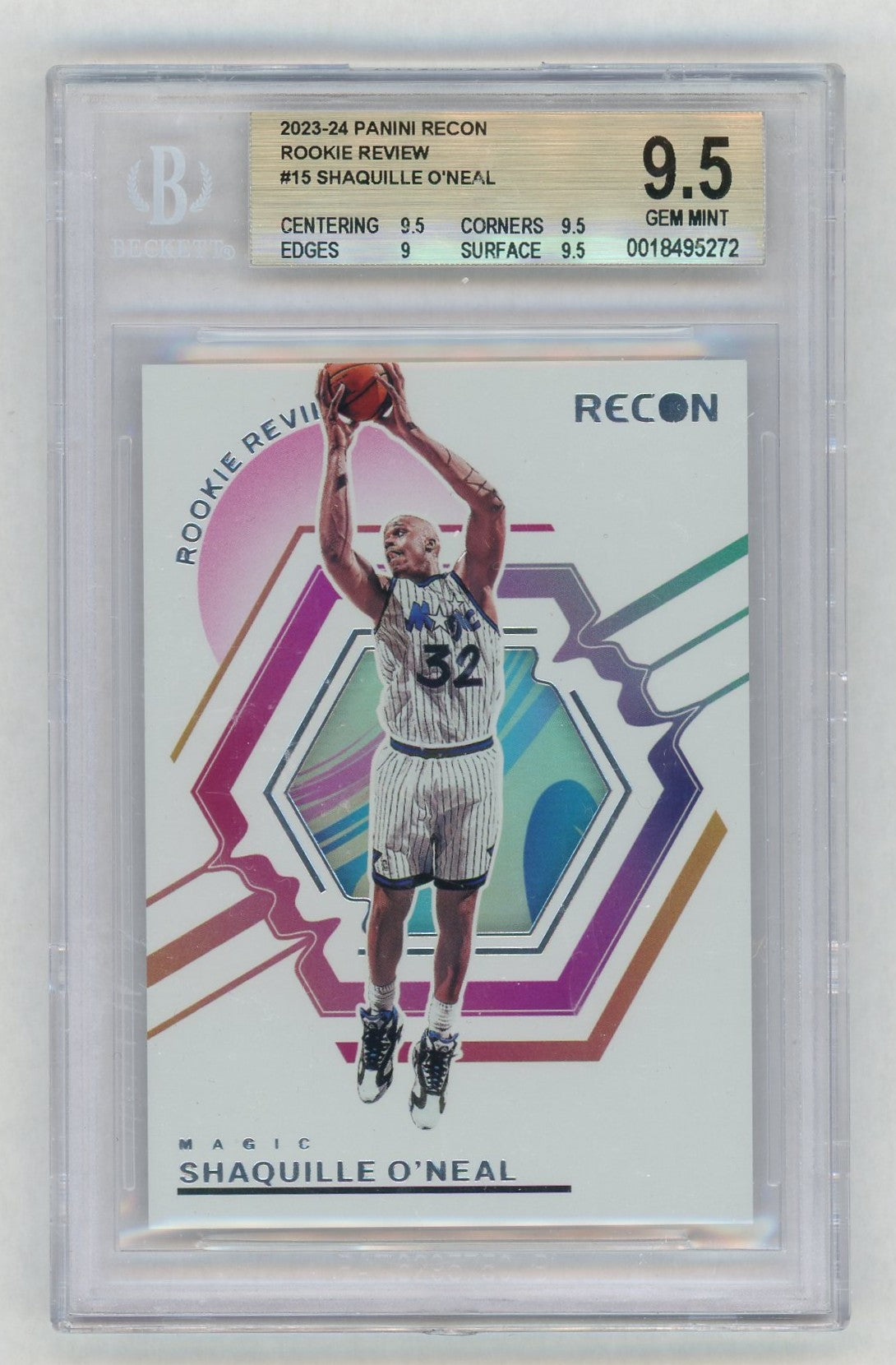 2023 Recon #15 Shaquille O'Neal Rookie Review BGS 9.5