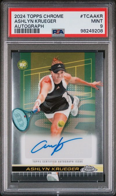 2024 Topps Chrome Ashlyn Krueger Auto #TCA-AKR PSA 9