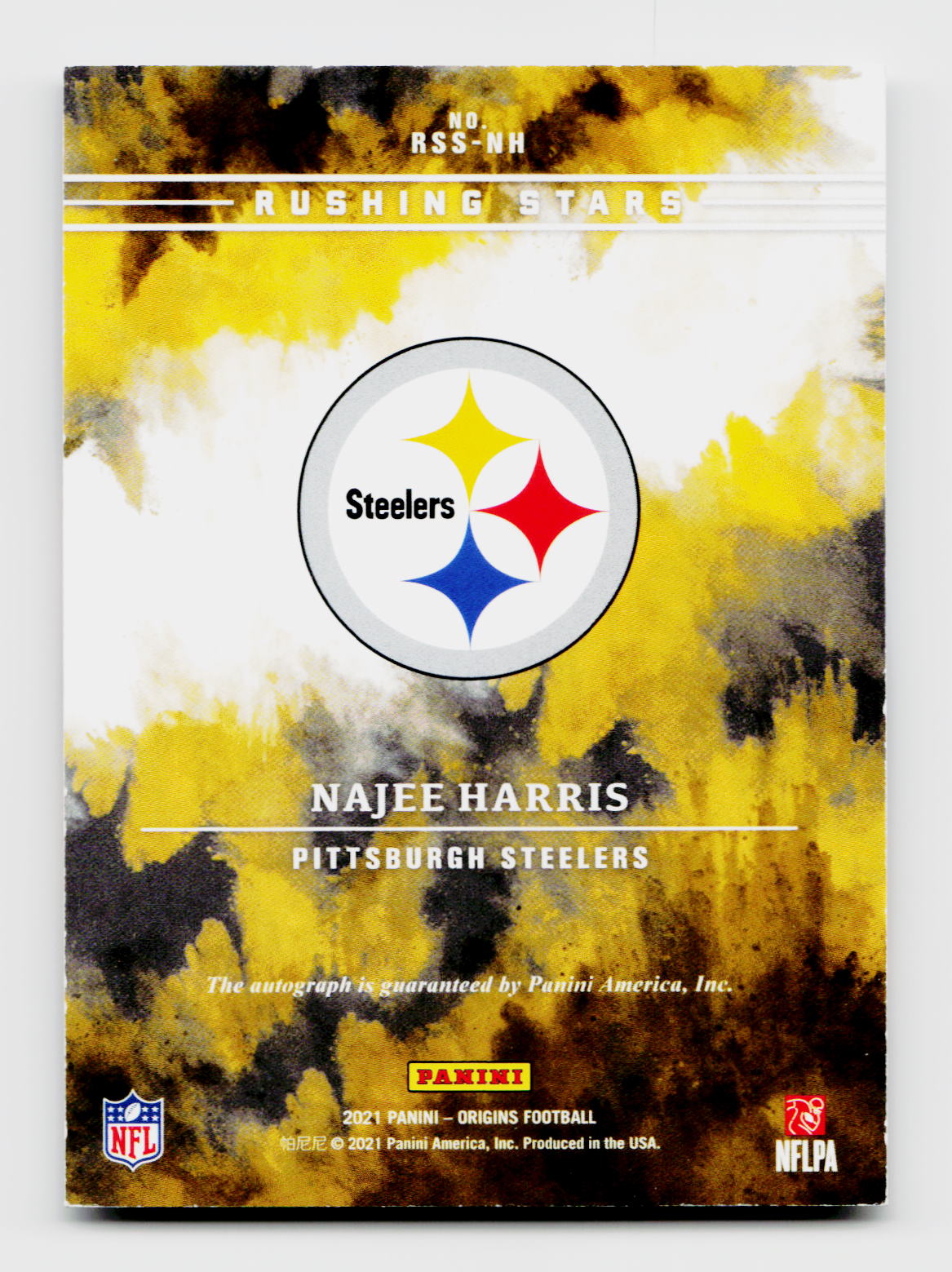 2021 Origins #RSS-NH Najee Harris 1/1 Auto Rookie RC