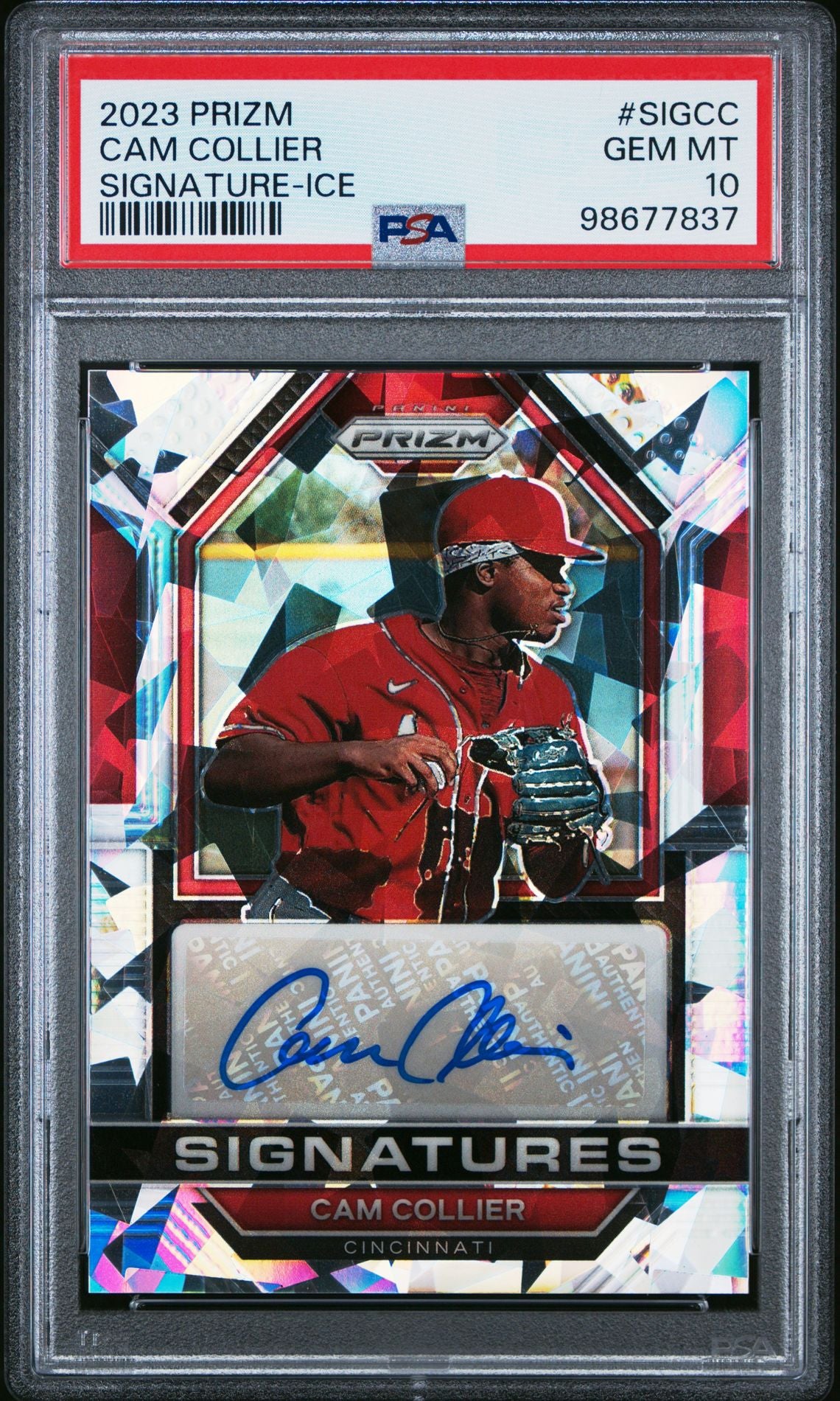 2023 Prizm Signature Ice Cam Collier #SIGCC Auto PSA 10