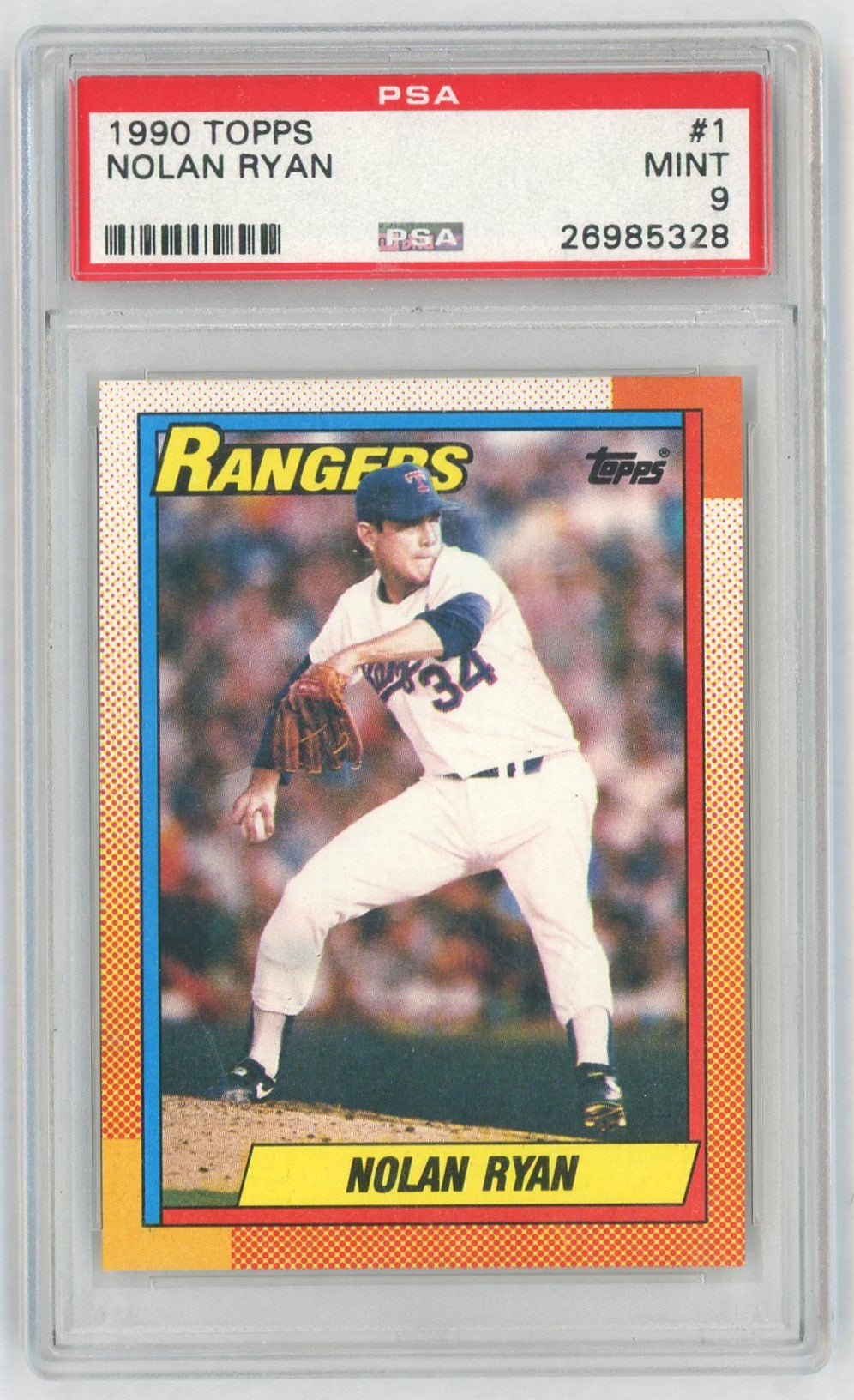 1990 Topps Nolan Ryan #1 PSA 9