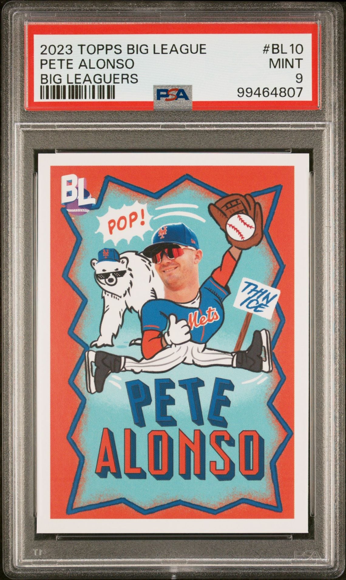 2023 Topps Big League Topps Big Leaguers #BL10 Pete Alonso PSA 9