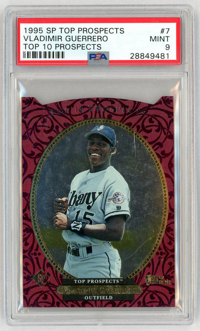 1995 SP Top Prospects Vladimir Guerrero #7 PSA 9
