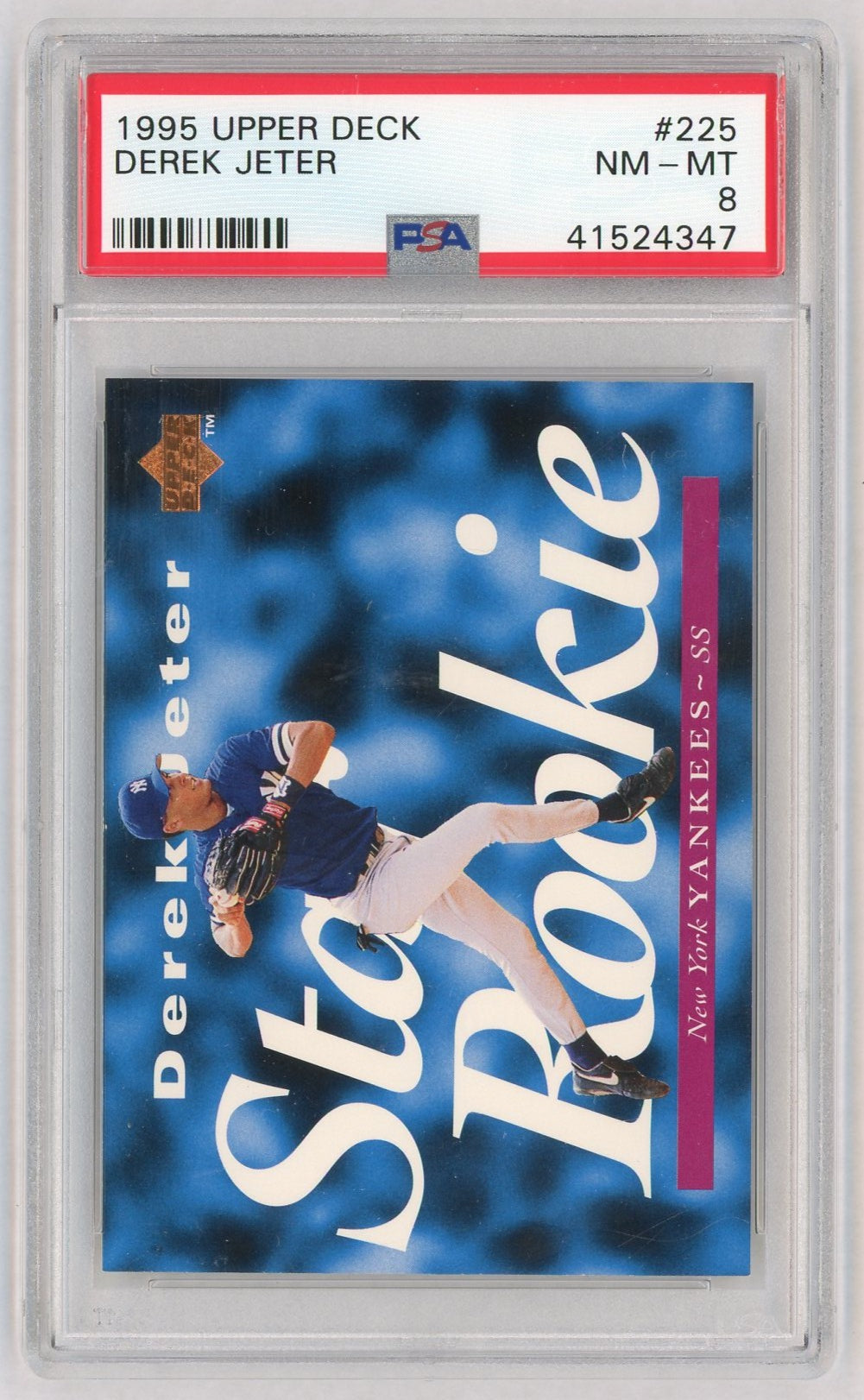 1995 Upper Deck Derek Jeter #225 PSA 8