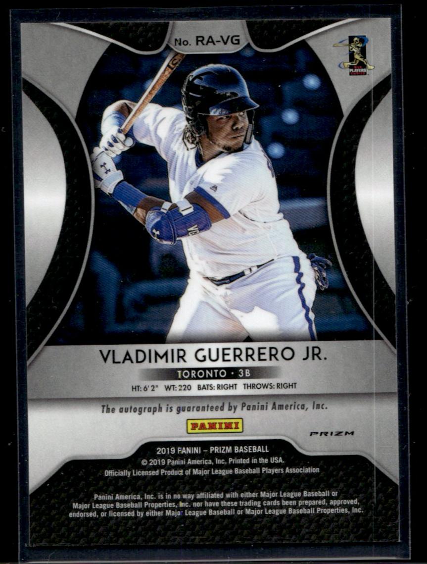 2019 Panini Prizm Vladimir Guerrero Jr. #RA-VG RC Auto