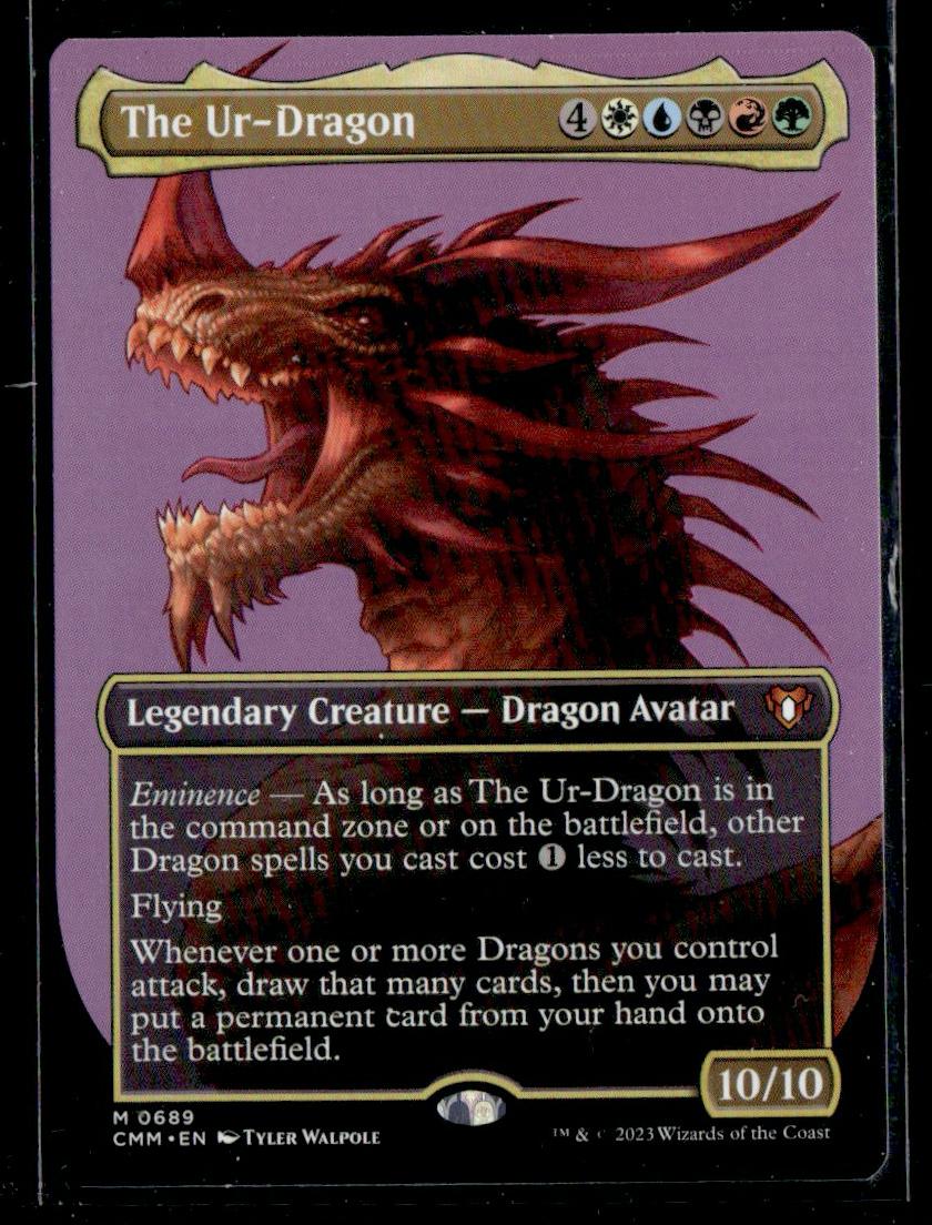 2023 Wizards of the Coast Magic: The Gathering M0689 The Ur-Dragon Commander Masters