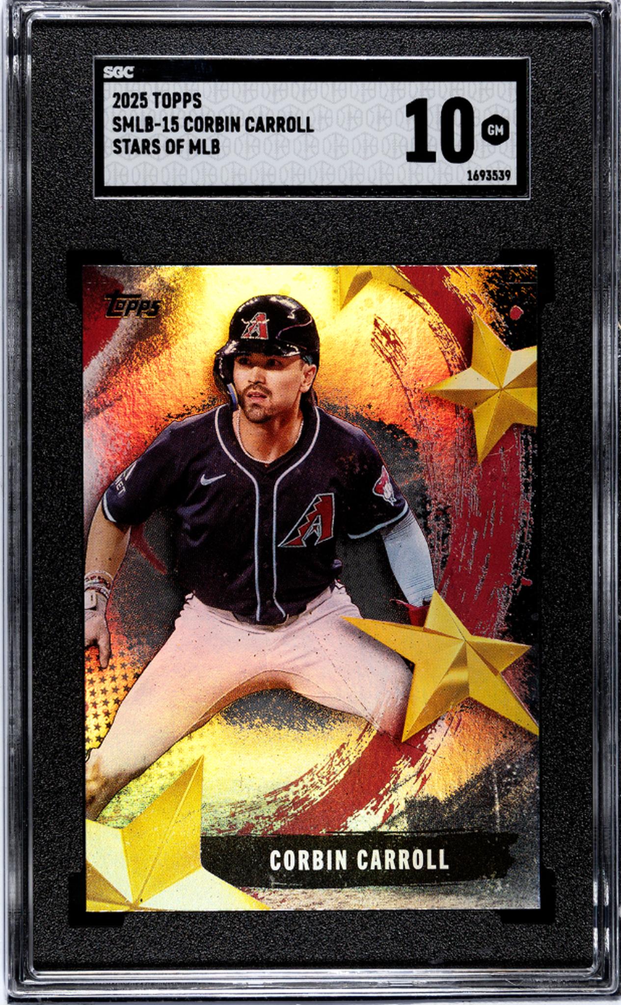 2025 Topps Series 1 Stars of MLB Corbin Carroll #SMLB-15 SGC 10