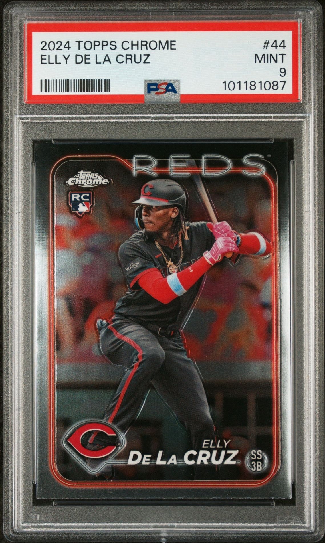 2024 Topps Chrome #44 Elly De La Cruz PSA 9