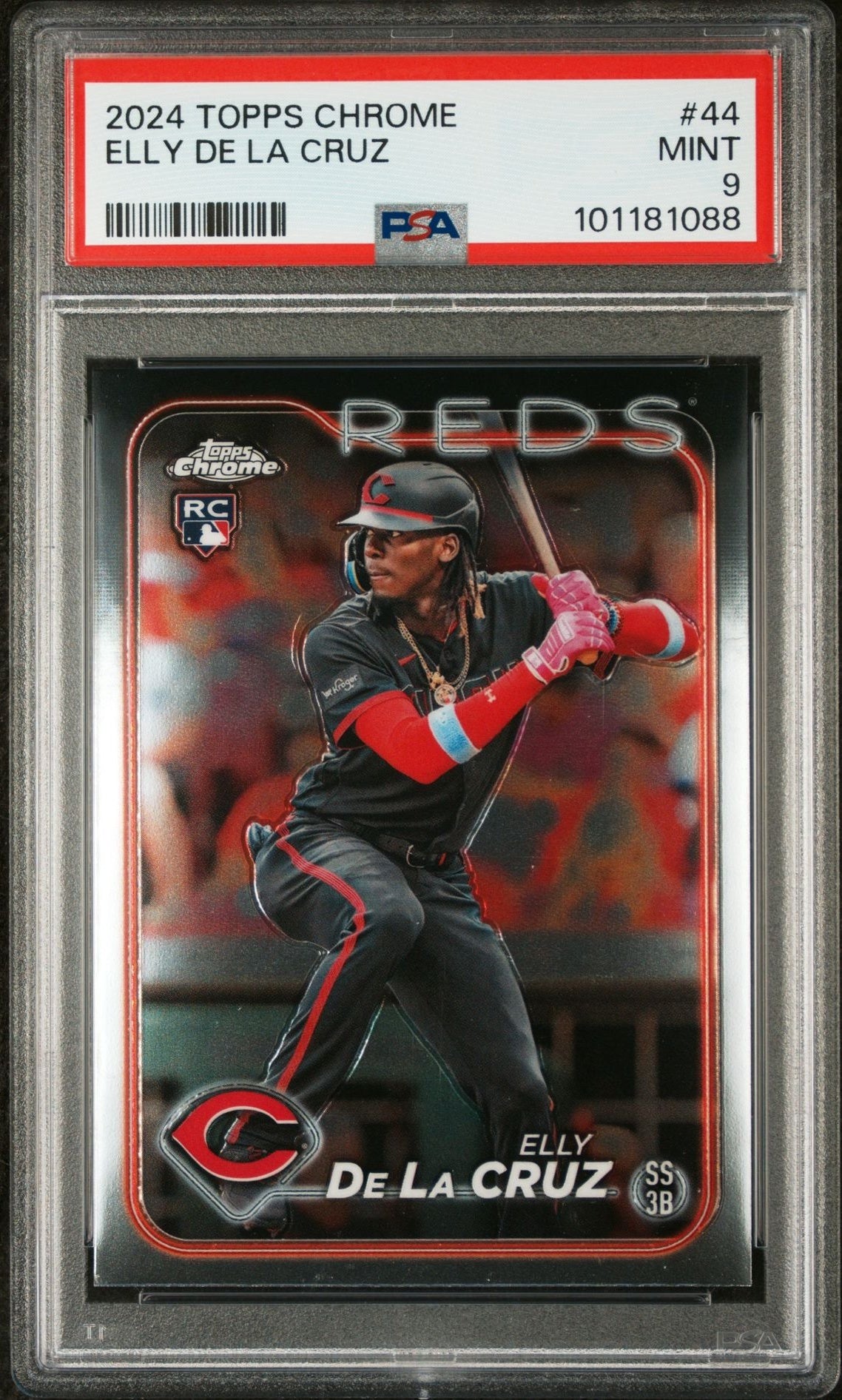 2024 Topps Chrome Elly De La Cruz #44 RC PSA 9