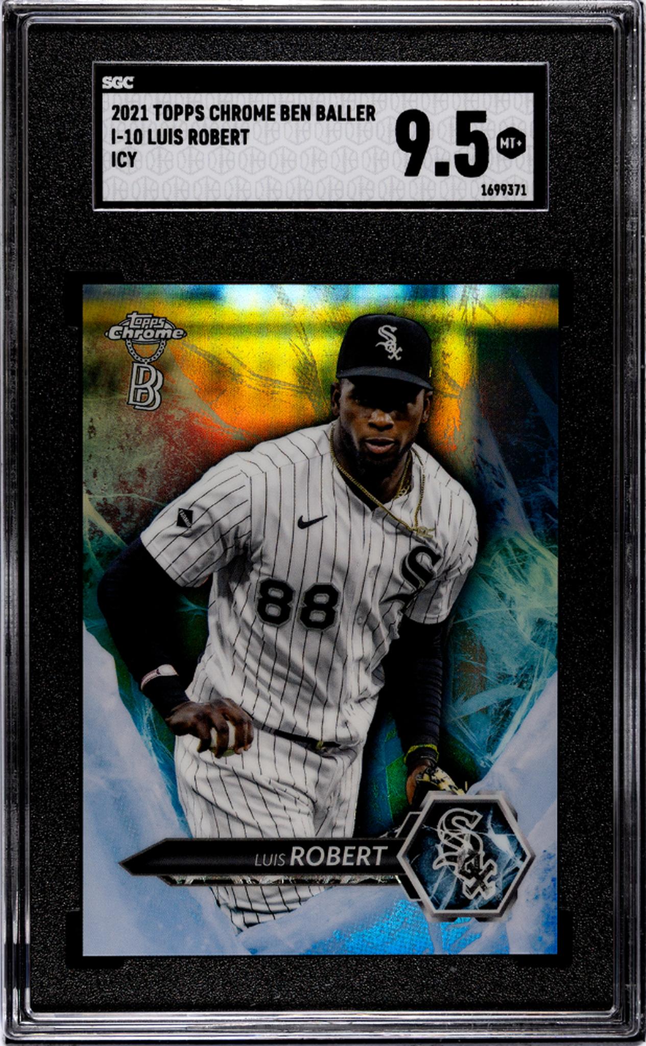 2021 Topps Chrome #I-10 Luis Robert Ben Baller Icy SGC 9.5