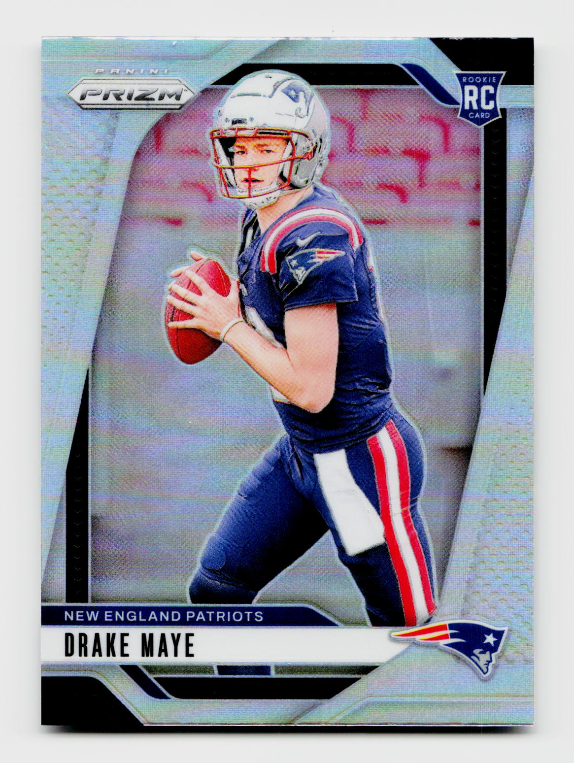 2024 Prizm #329 Drake Maye Silver Prizm Rookie RC