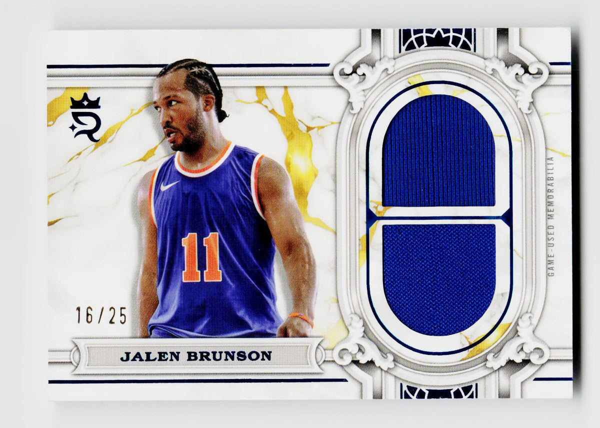 2023-24 Topps Royalty #RR-JB Jalen Brunson Dual Game-Used Patch /25