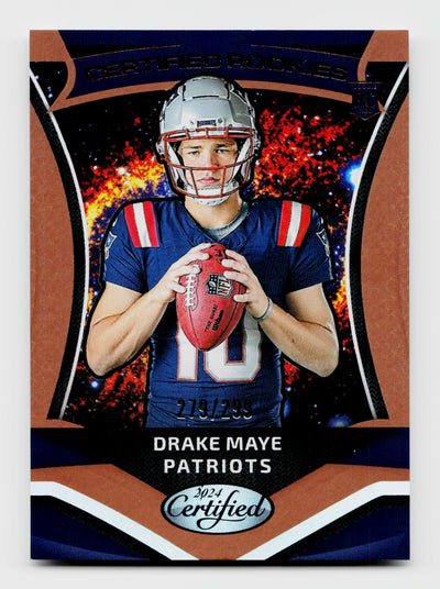 2024 Panini Certified Drake Maye Certified Rookies #3 /299
