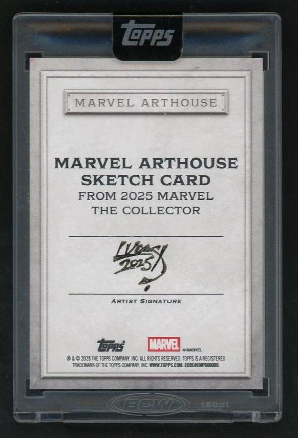 2025 Topps Marvel Arthouse Sketch Card by The Collector
